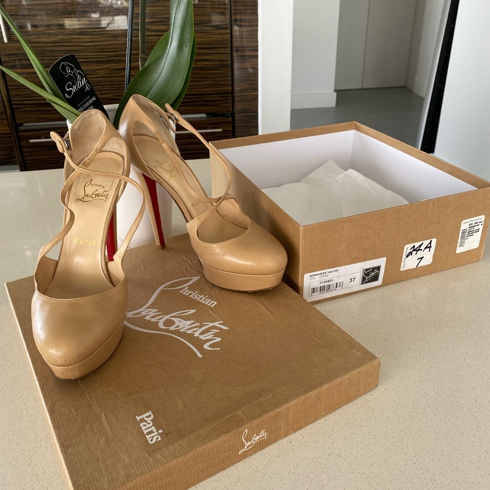 Christian Louboutins borghese cord 37 price to sell ! - Picture 9 of 16